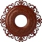 Ekena Millwork Orrington Ceiling Medallion (Fits Canopies up to 6 1/4"), 22"OD x 6 1/4"ID x 1 3/4"P, Firebrick CM22ORFIF - alternate 1